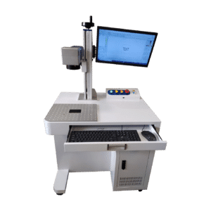 Máquina Laser Fibra Gabinete com PC 30 W — Fonte Raycus